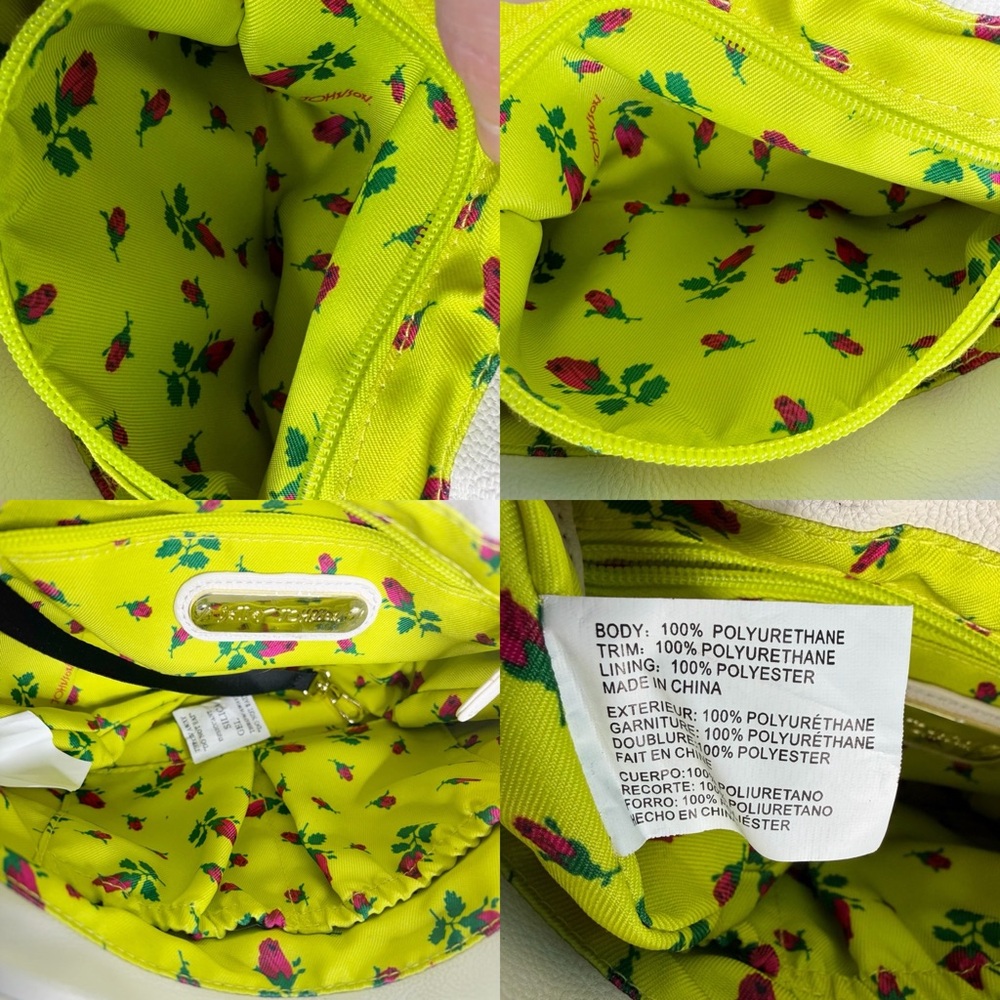 Betsey Johnson Kitsch Pink White Phone Crossbody Purse Bag Hotline Retro Y2K - Picture 5 of 13